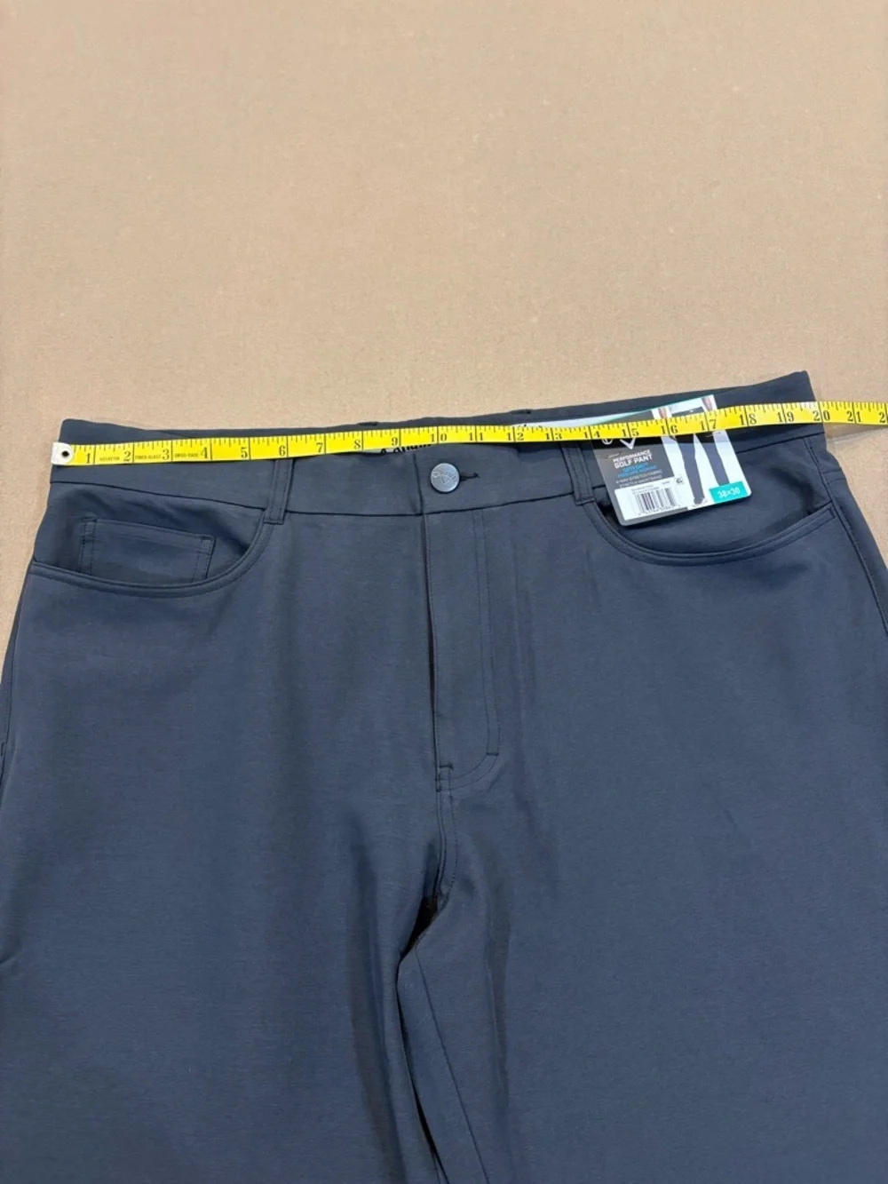 Callaway Men’s Performance Golf Pants Dark Grey Size 38x30 NWT